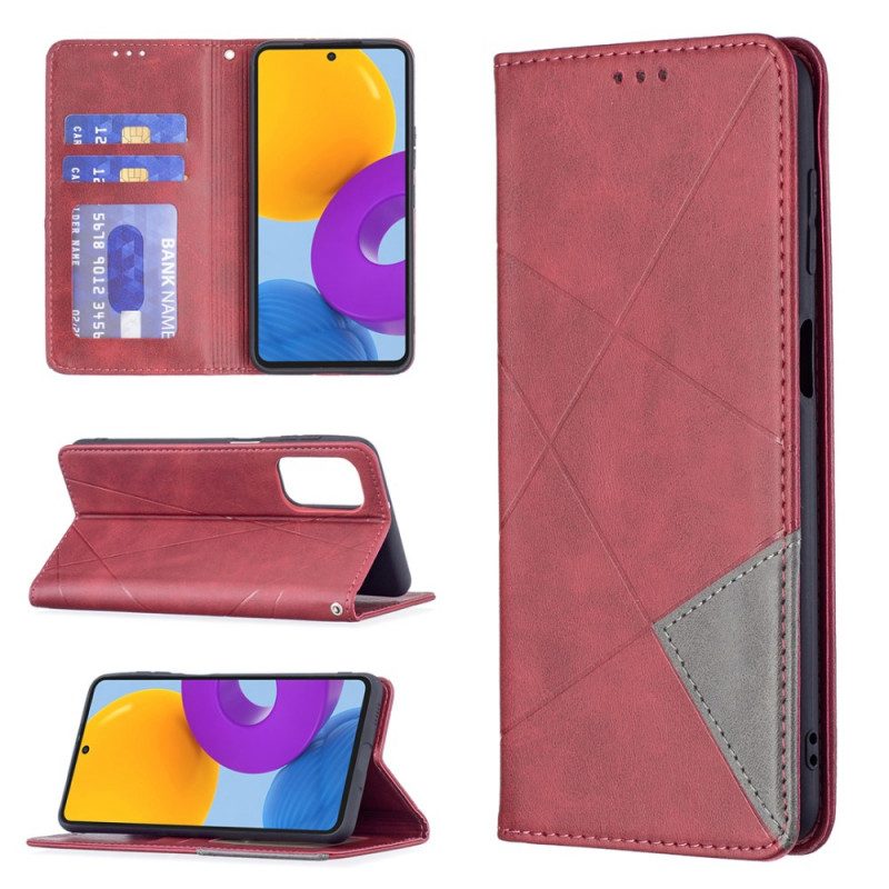 Schutzhülle Für Samsung Galaxy M52 5G Flip Case Kunstledermuster