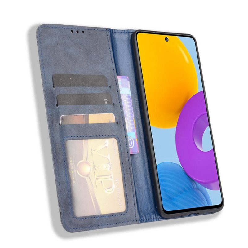 Schutzhülle Für Samsung Galaxy M52 5G Flip Case Weiches Kunstleder