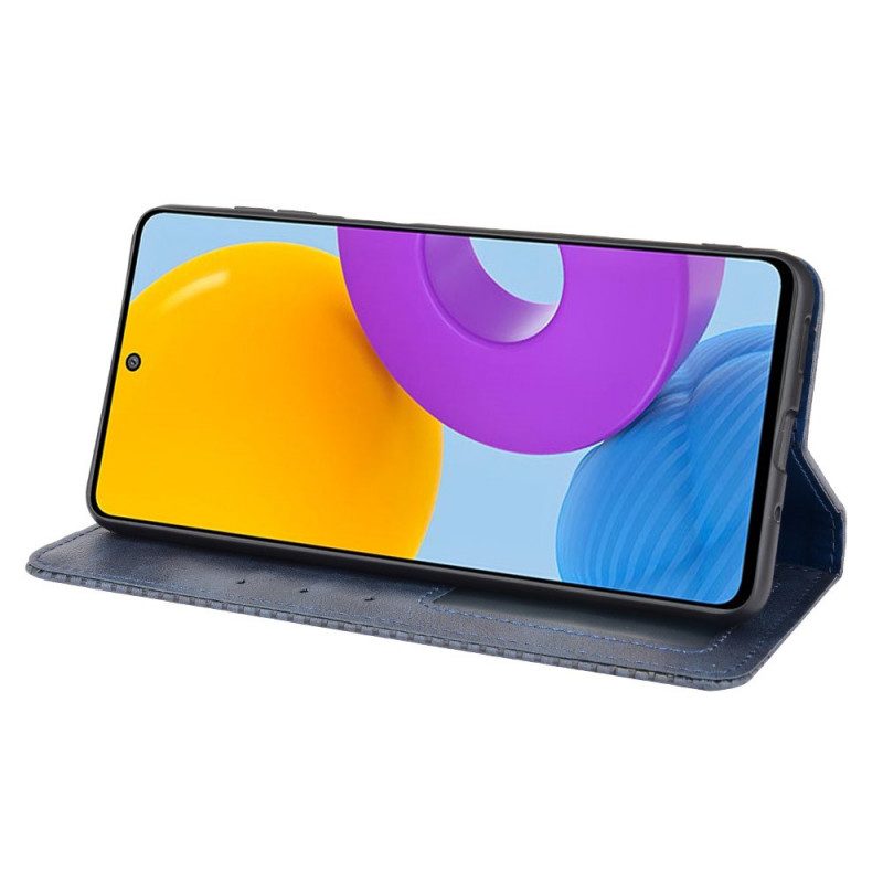 Schutzhülle Für Samsung Galaxy M52 5G Flip Case Weiches Kunstleder