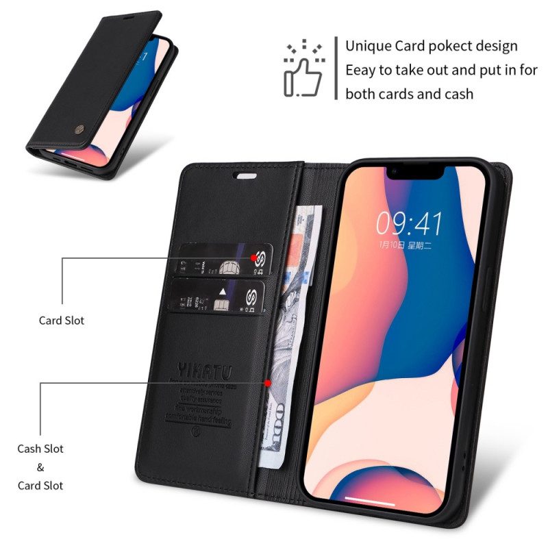 Schutzhülle Für iPhone 14 Flip Case Dekorative Nieten