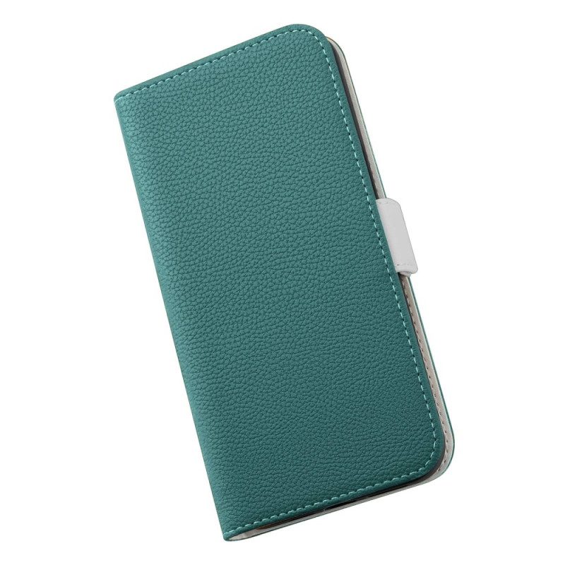 Schutzhülle Für iPhone 14 Flip Case Litschi-kunstleder