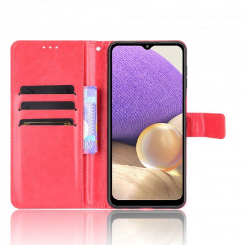 Flip Case Für Samsung Galaxy A32 5G Auffälliges Kunstleder