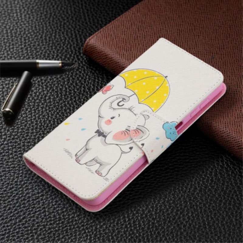 Flip Case Für Samsung Galaxy A32 5G Baby Elefant