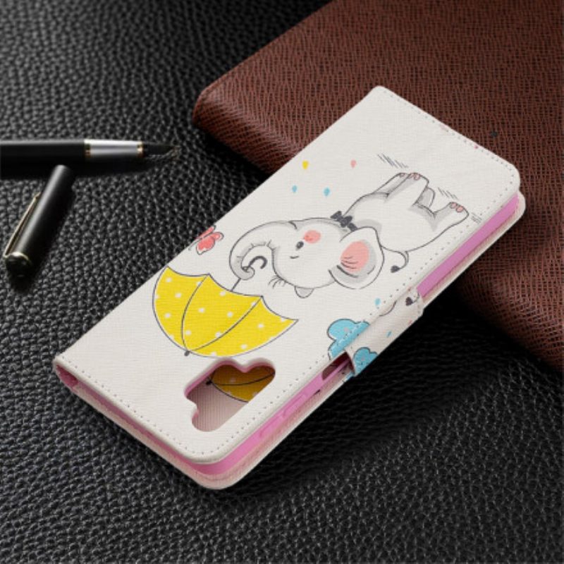 Flip Case Für Samsung Galaxy A32 5G Baby Elefant