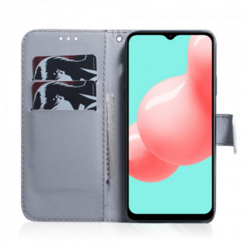 Flip Case Für Samsung Galaxy A32 5G Blühender Baumzweig