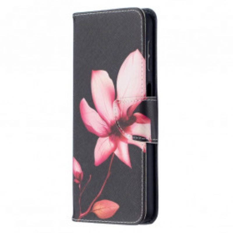 Flip Case Für Samsung Galaxy A32 5G Pinke Blume