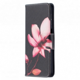 Flip Case Für Samsung Galaxy A32 5G Pinke Blume