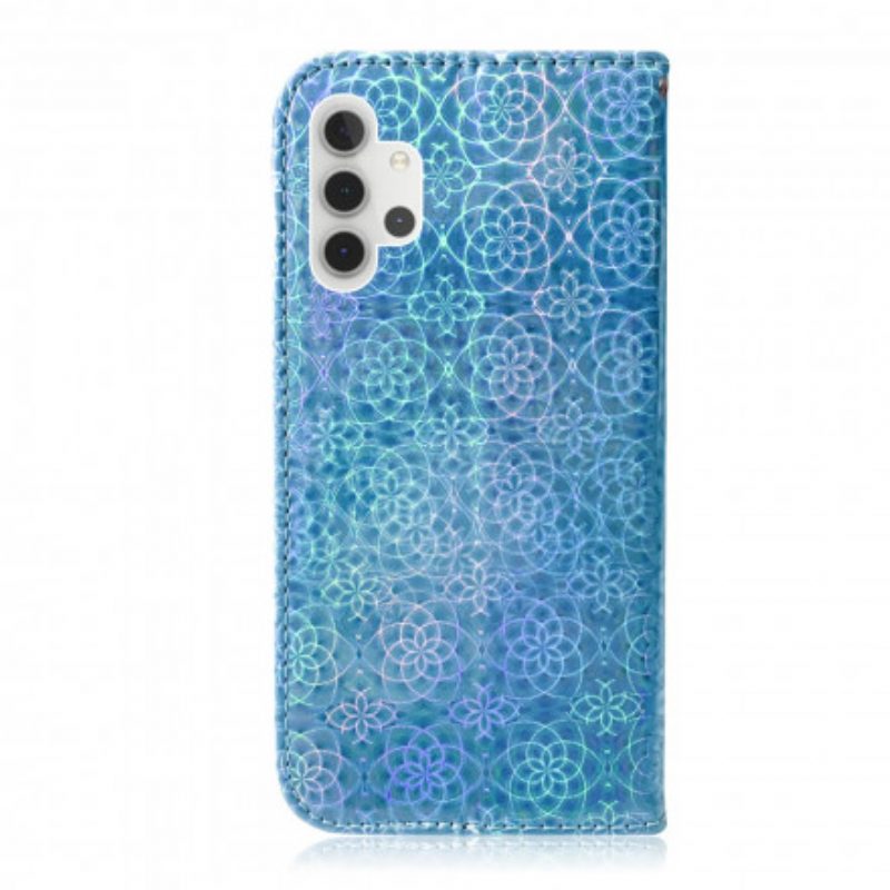 Flip Case Für Samsung Galaxy A32 5G Pure Farbe