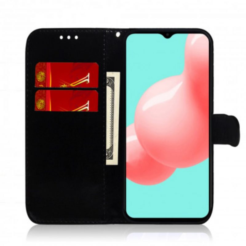 Flip Case Für Samsung Galaxy A32 5G Pure Farbe