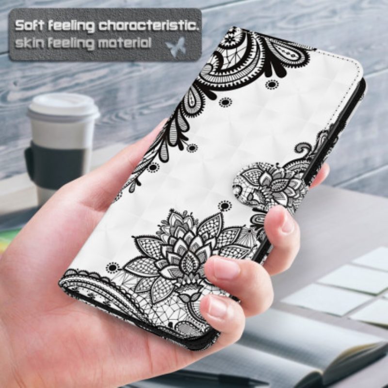 Flip Case Für Samsung Galaxy A32 5G Schicke Spitze