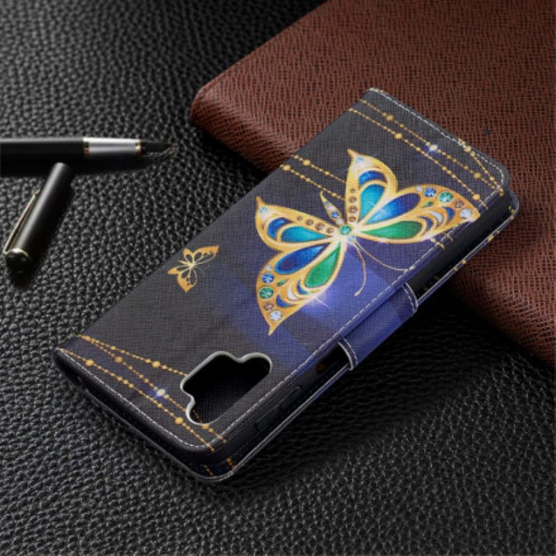 Flip Case Für Samsung Galaxy A32 5G Schmetterlingskönige