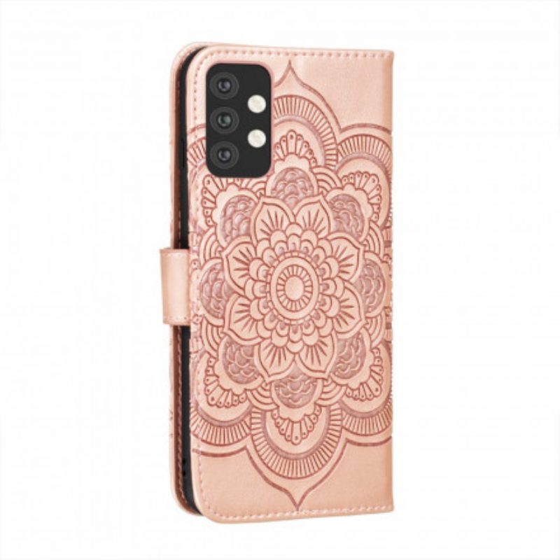 Flip Case Für Samsung Galaxy A32 5G Vollständiges Mandala