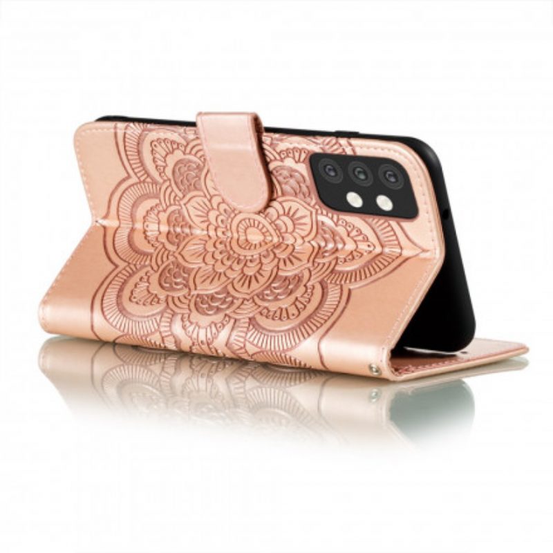 Flip Case Für Samsung Galaxy A32 5G Vollständiges Mandala