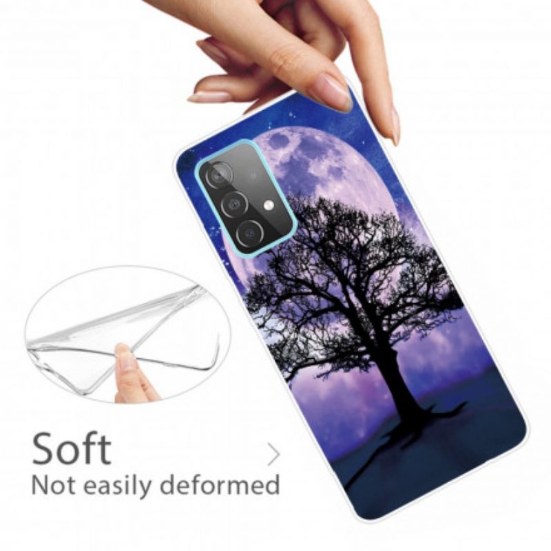 Handyhülle Für Samsung Galaxy A32 5G Baum Und Mond