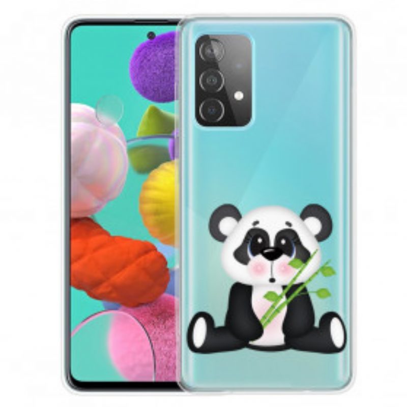 Handyhülle Für Samsung Galaxy A32 5G Nahtloser Trauriger Panda