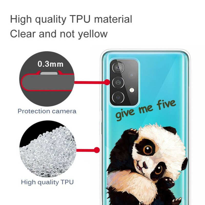 Handyhülle Für Samsung Galaxy A32 5G Panda. Gib Mir Fünf