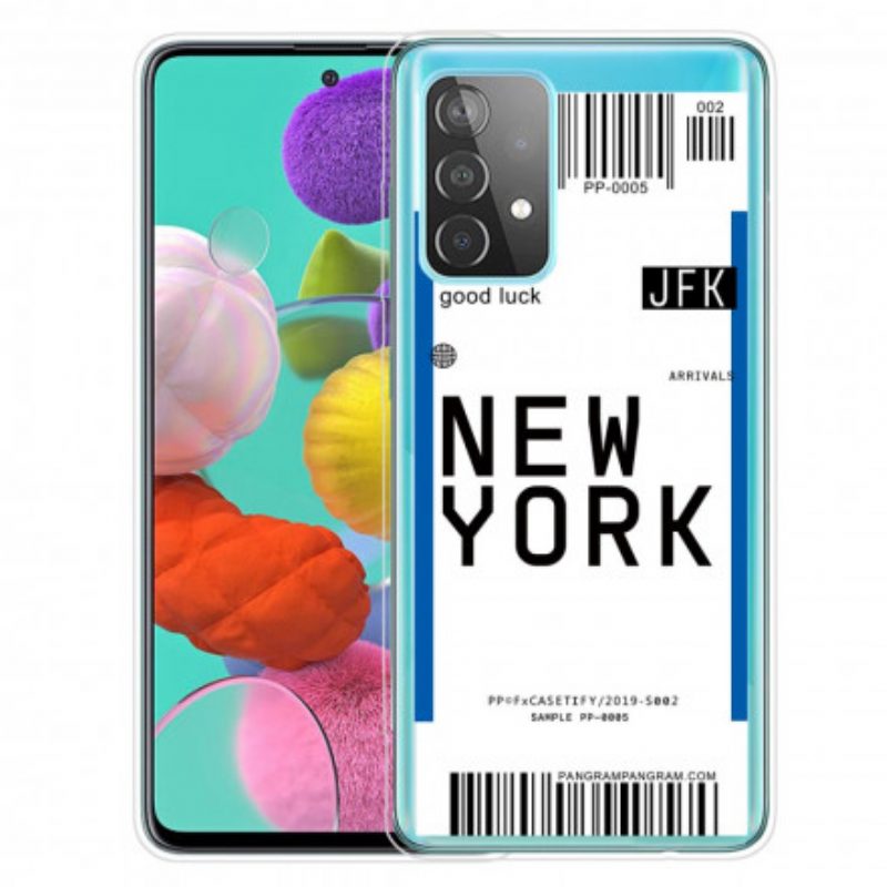 Hülle Für Samsung Galaxy A32 5G Bordkarte Nach New York