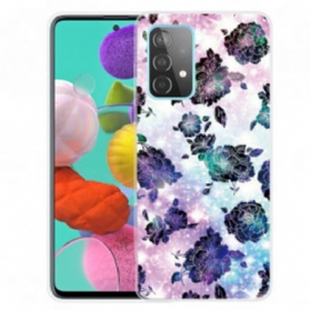 Hülle Für Samsung Galaxy A32 5G Bunte Vintage-blumen