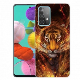 Hülle Für Samsung Galaxy A32 5G Flexibler Tiger