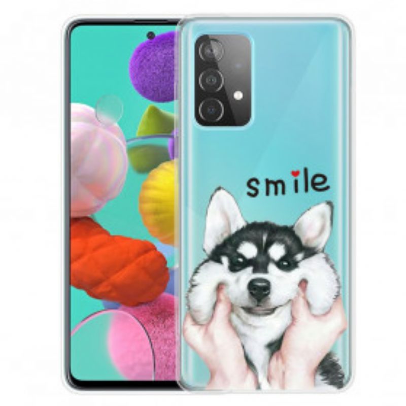 Hülle Für Samsung Galaxy A32 5G Lächle Hund