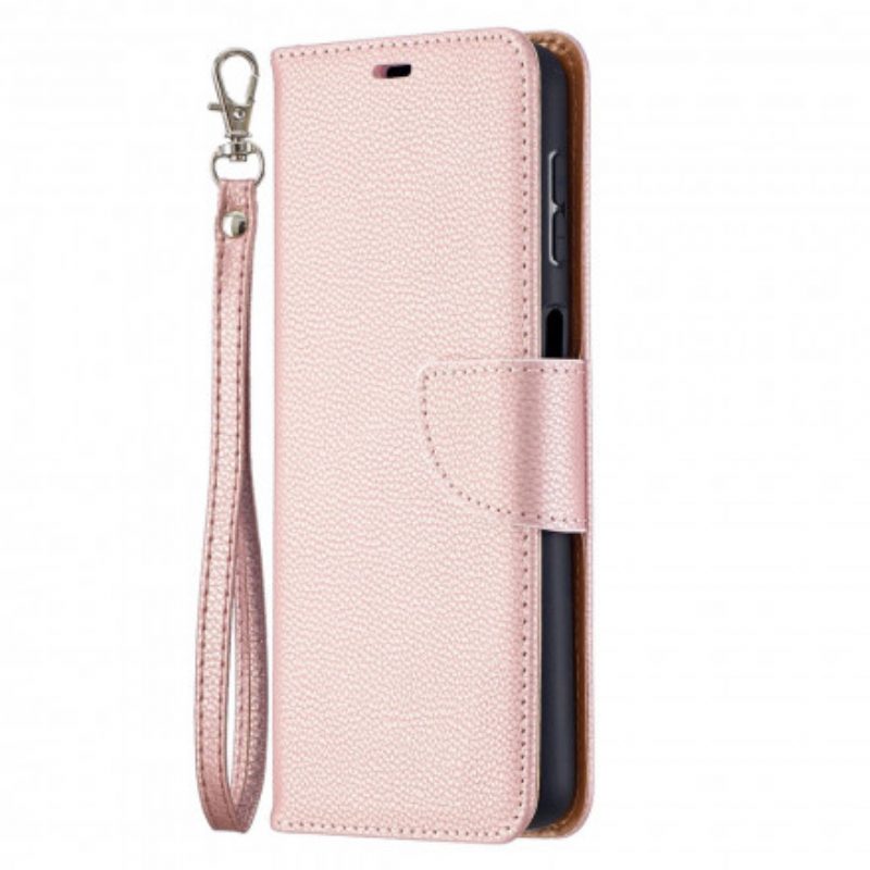 Lederhüllen Für Samsung Galaxy A32 5G Flip Case Lychee Rabat Oblique