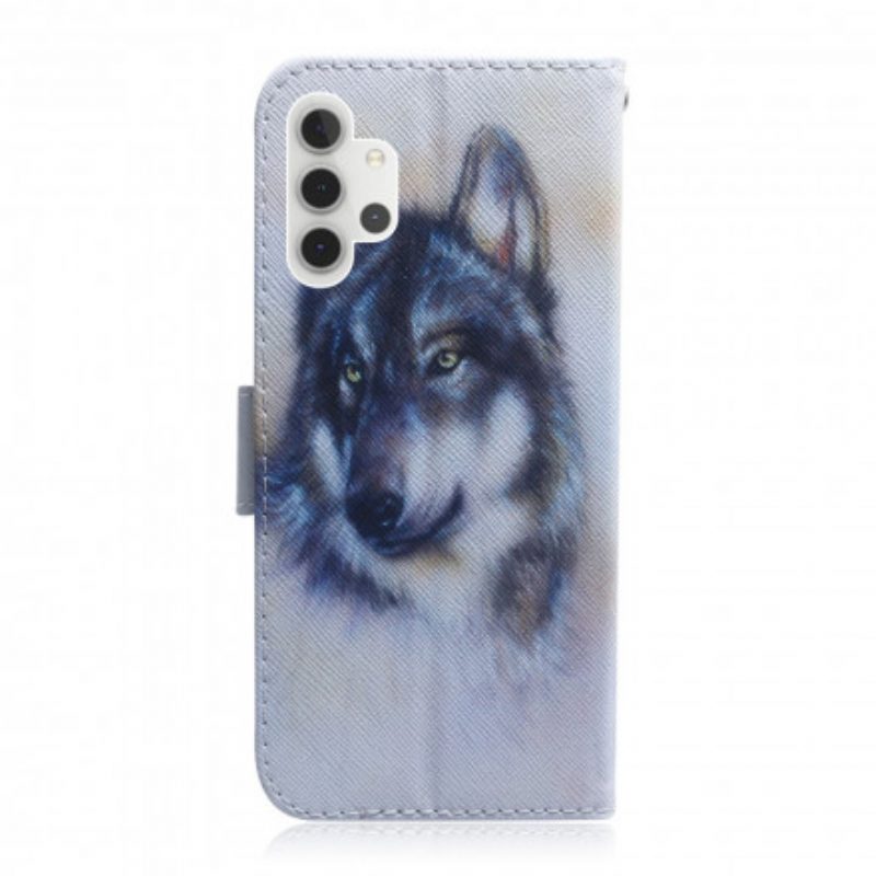 Lederhüllen Für Samsung Galaxy A32 5G Hunde-look