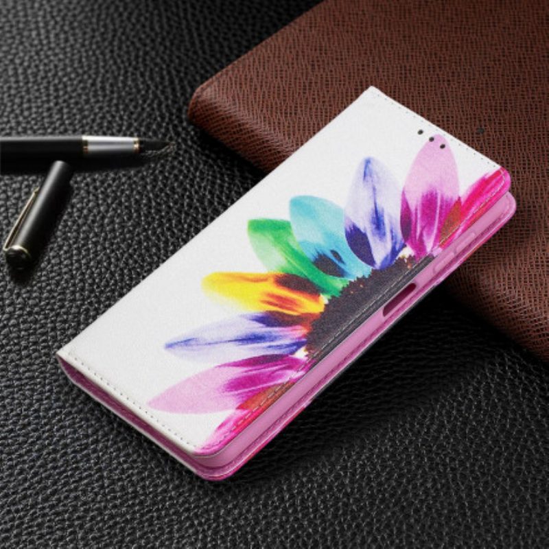 Schutzhülle Für Samsung Galaxy A32 5G Flip Case Aquarellblume