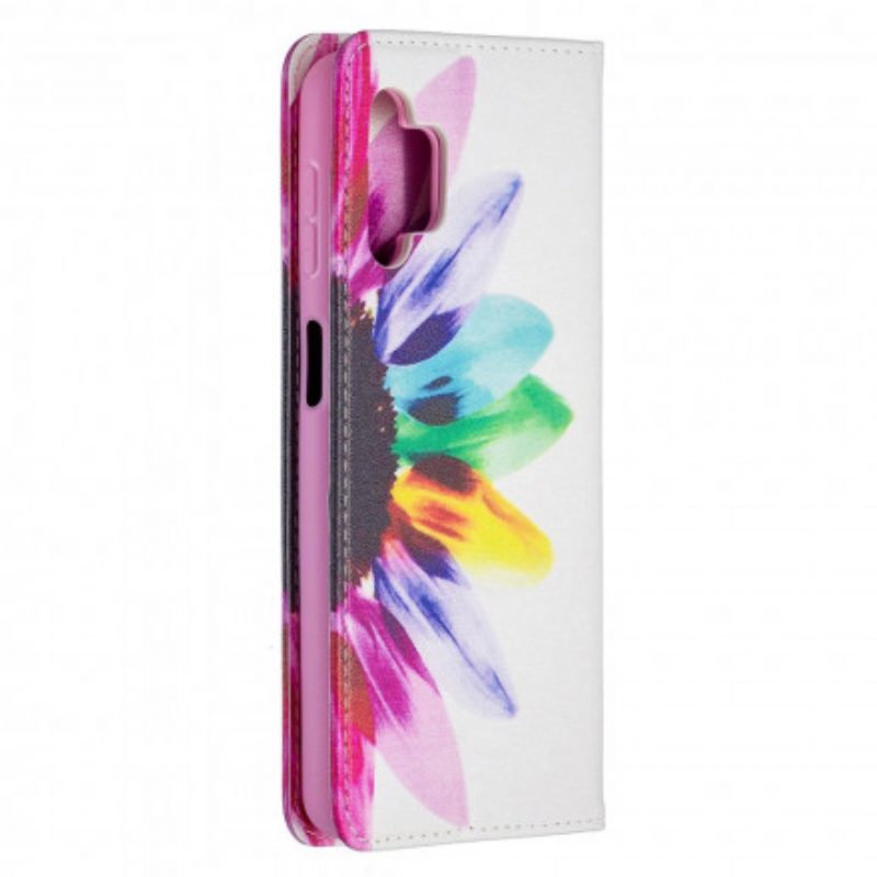 Schutzhülle Für Samsung Galaxy A32 5G Flip Case Aquarellblume