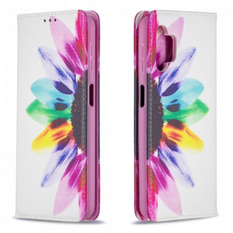 Schutzhülle Für Samsung Galaxy A32 5G Flip Case Aquarellblume