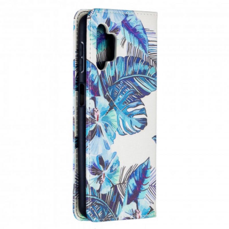 Schutzhülle Für Samsung Galaxy A32 5G Flip Case Blätter