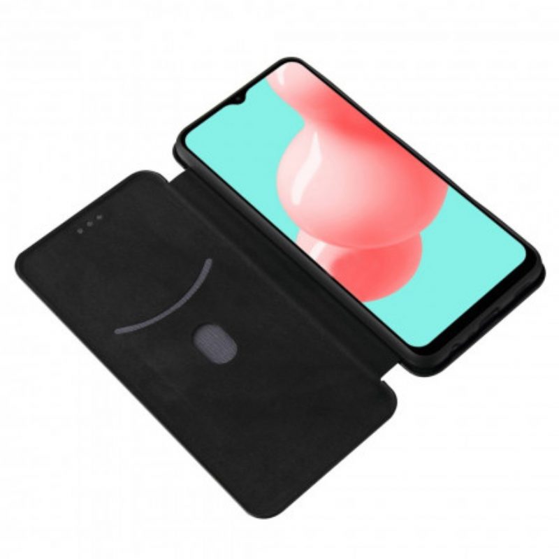 Schutzhülle Für Samsung Galaxy A32 5G Flip Case Kohlefaser