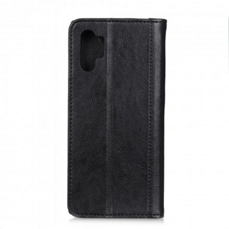 Schutzhülle Für Samsung Galaxy A32 5G Flip Case Litchi Business Spaltleder