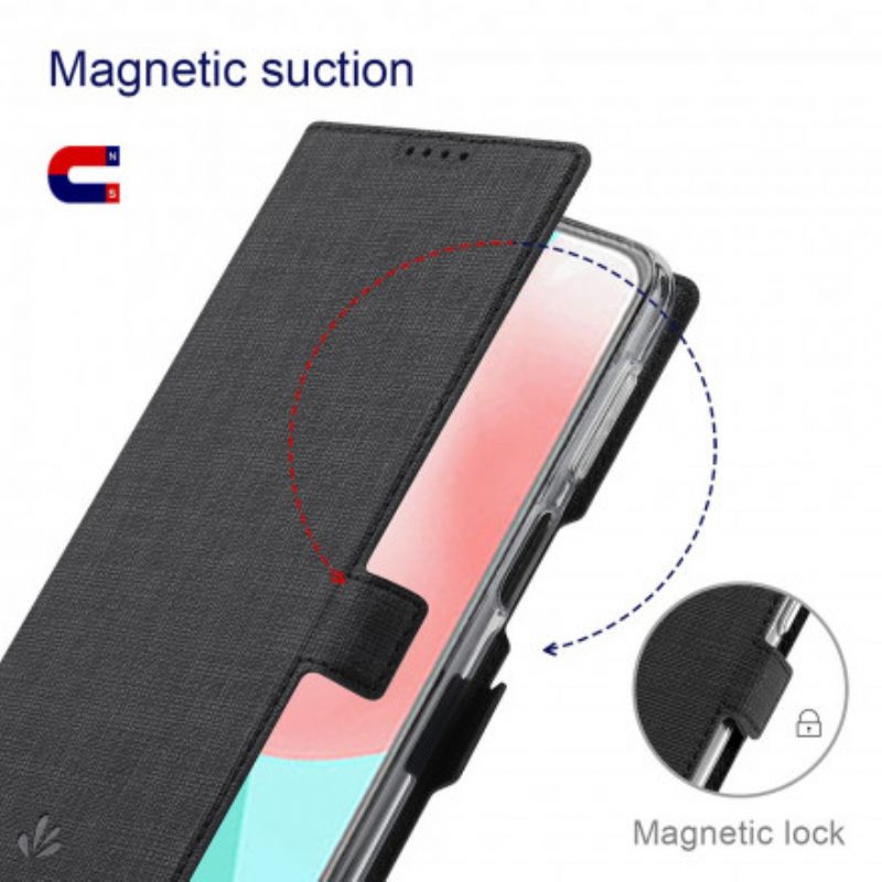 Schutzhülle Für Samsung Galaxy A32 5G Flip Case Strukturiertes Vili Dmx