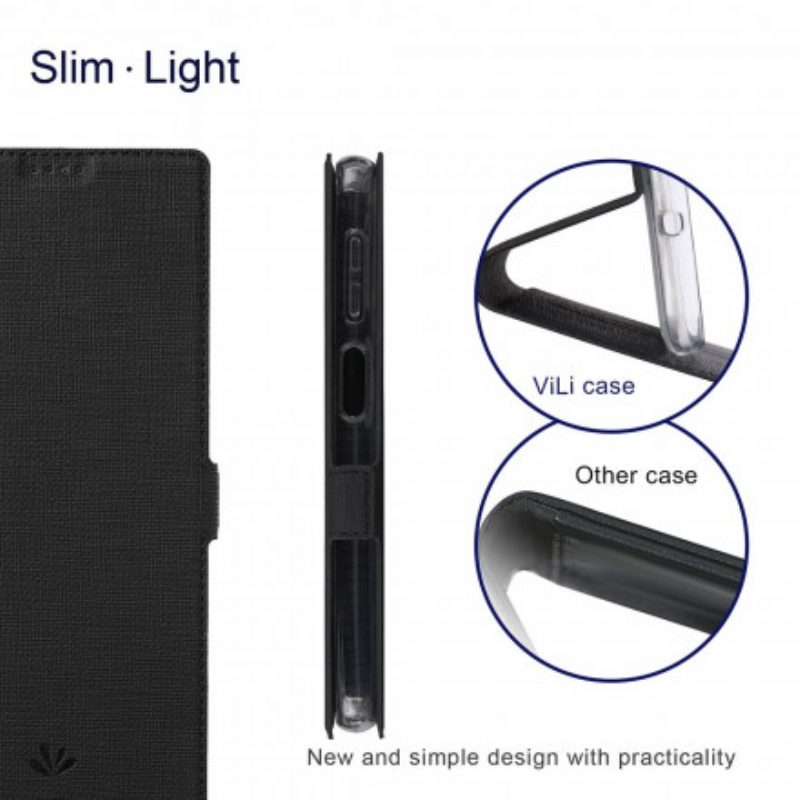 Schutzhülle Für Samsung Galaxy A32 5G Flip Case Strukturiertes Vili Dmx