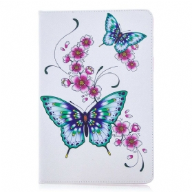 Case Für Samsung Galaxy Tab S8 / Tab S7 Aquarell-schmetterlinge