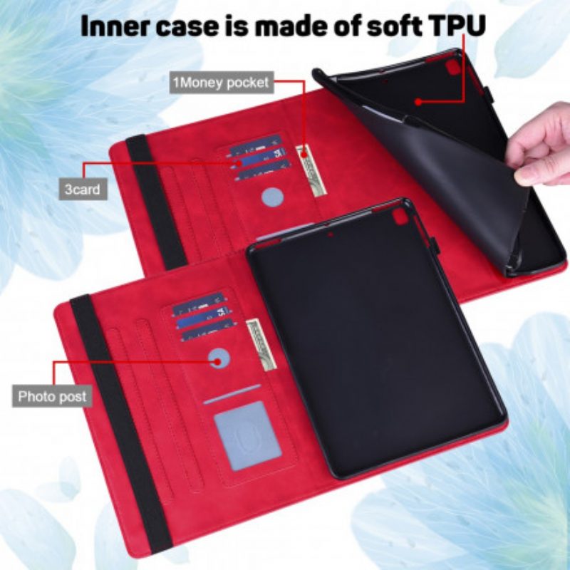 Case Für Samsung Galaxy Tab S8 / Tab S7 Blumendruck