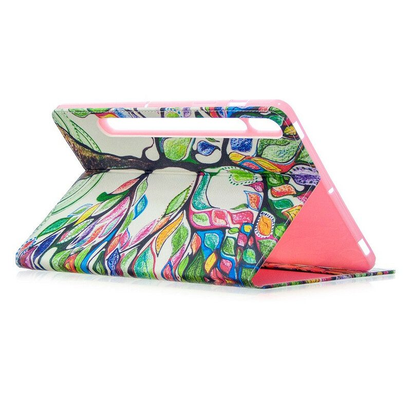 Case Für Samsung Galaxy Tab S8 / Tab S7 Bunter Baum