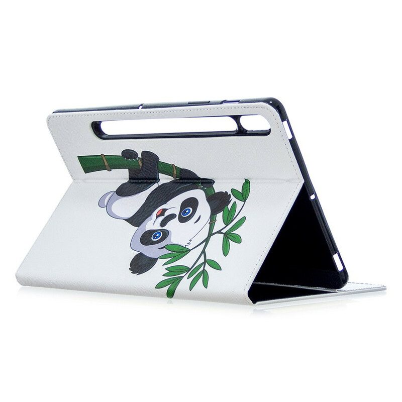 Case Für Samsung Galaxy Tab S8 / Tab S7 Panda-druckmuster