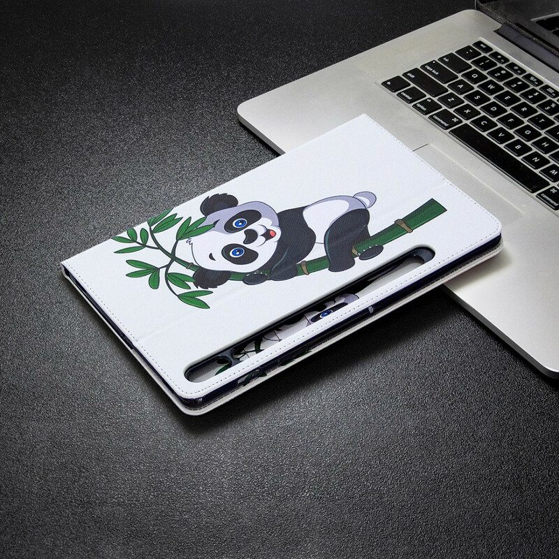 Case Für Samsung Galaxy Tab S8 / Tab S7 Panda-druckmuster