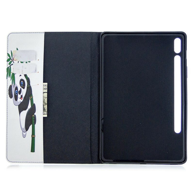 Case Für Samsung Galaxy Tab S8 / Tab S7 Panda-druckmuster