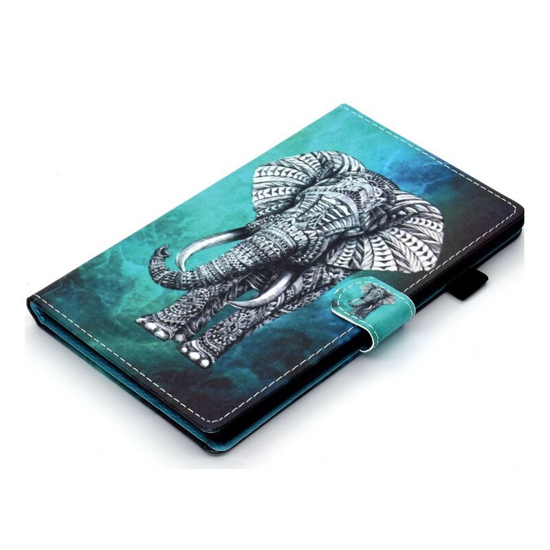 Flip Case Für Samsung Galaxy Tab S8 / Tab S7 Stammeselefant