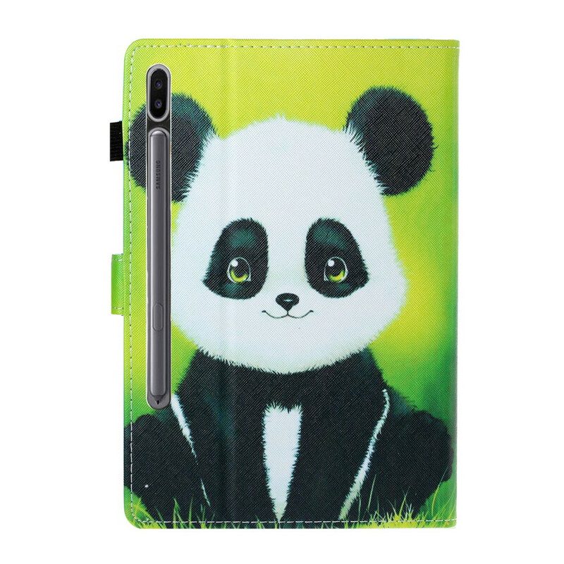 Flip Case Für Samsung Galaxy Tab S8 / Tab S7 Süßer Panda