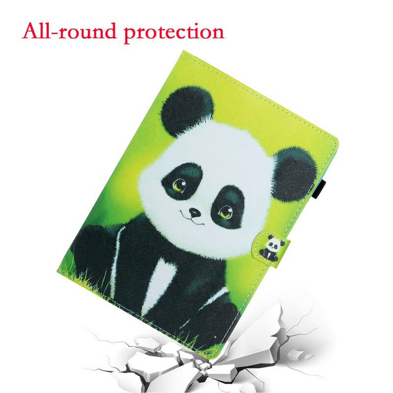 Flip Case Für Samsung Galaxy Tab S8 / Tab S7 Süßer Panda