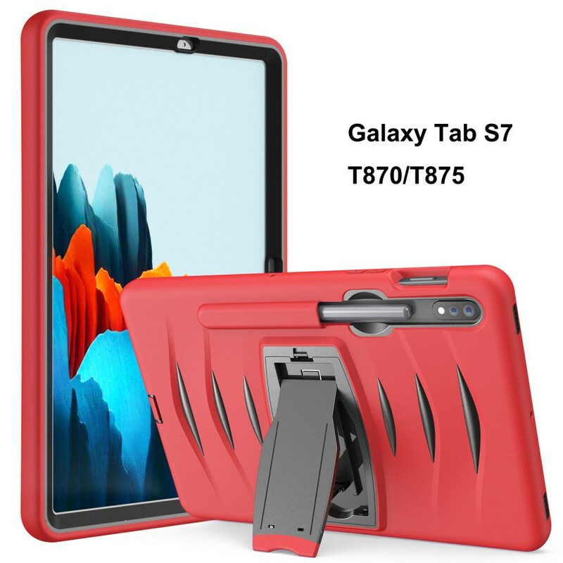 Hülle Für Samsung Galaxy Tab S8 / Tab S7 Schutzhülle Stoßstangenschutz Mit Halterung