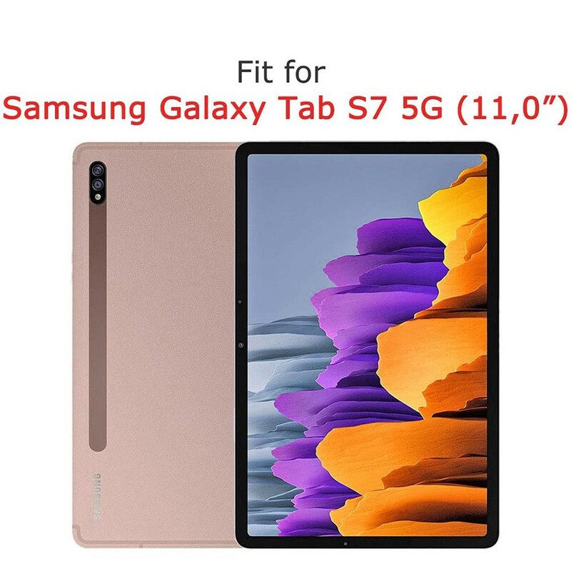 Hülle Für Samsung Galaxy Tab S8 / Tab S7 Transparent Mattiert