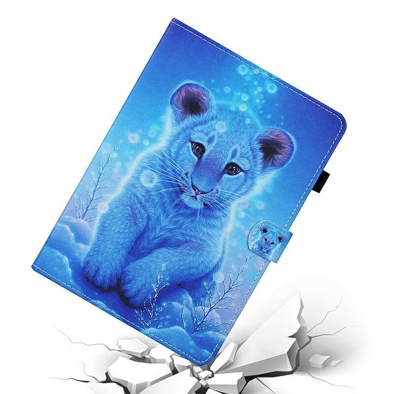 Lederhüllen Für Samsung Galaxy Tab S8 / Tab S7 Baby-tiger