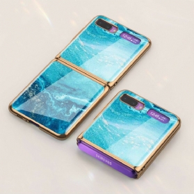 Hülle Für Samsung Galaxy Z Flip Flip Case Gkk-farbmarmor-stil