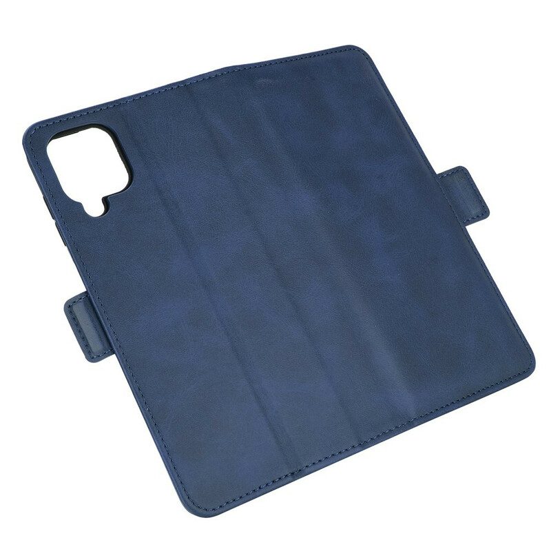 Flip Case Für Samsung Galaxy M12 / A12 Flip Case Doppelte Klappe