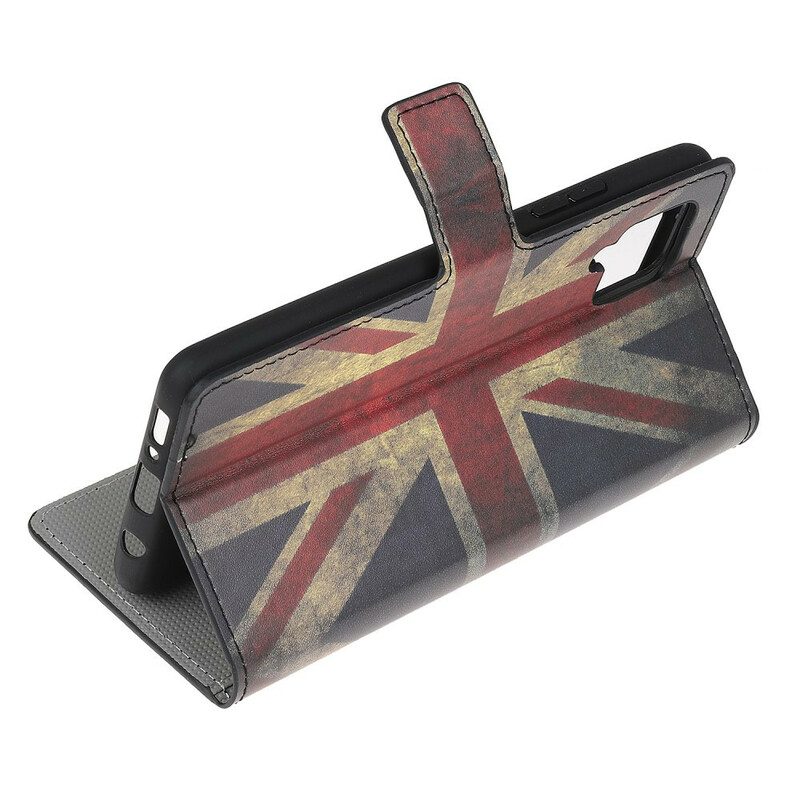 Flip Case Für Samsung Galaxy M12 / A12 England-flagge