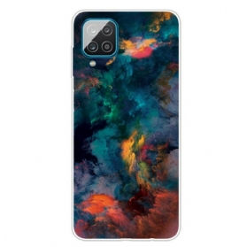 Hülle Für Samsung Galaxy M12 / A12 Bunte Wolken